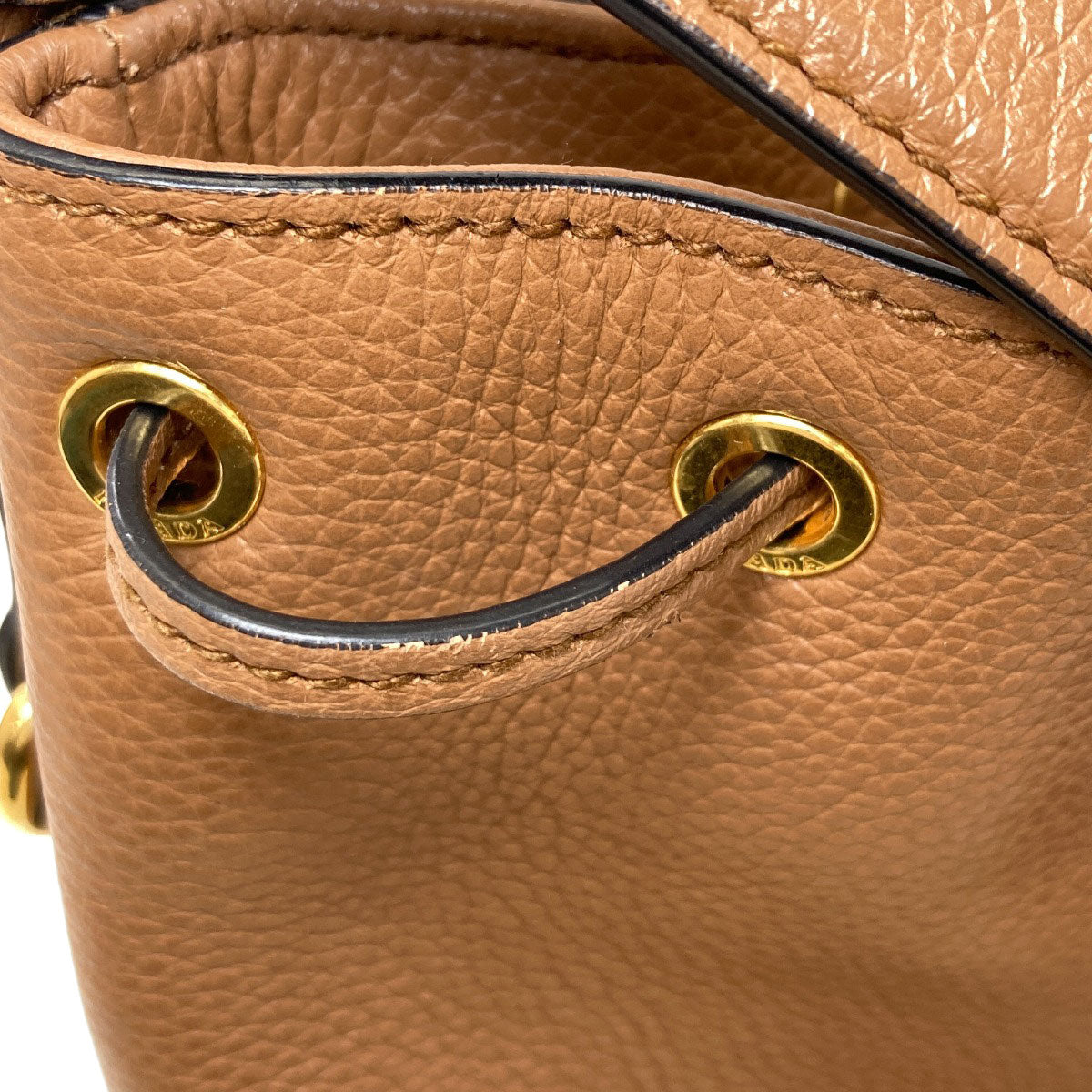 PRADA プラダ 2WAY ハンドバッグ レザー レディース 中古