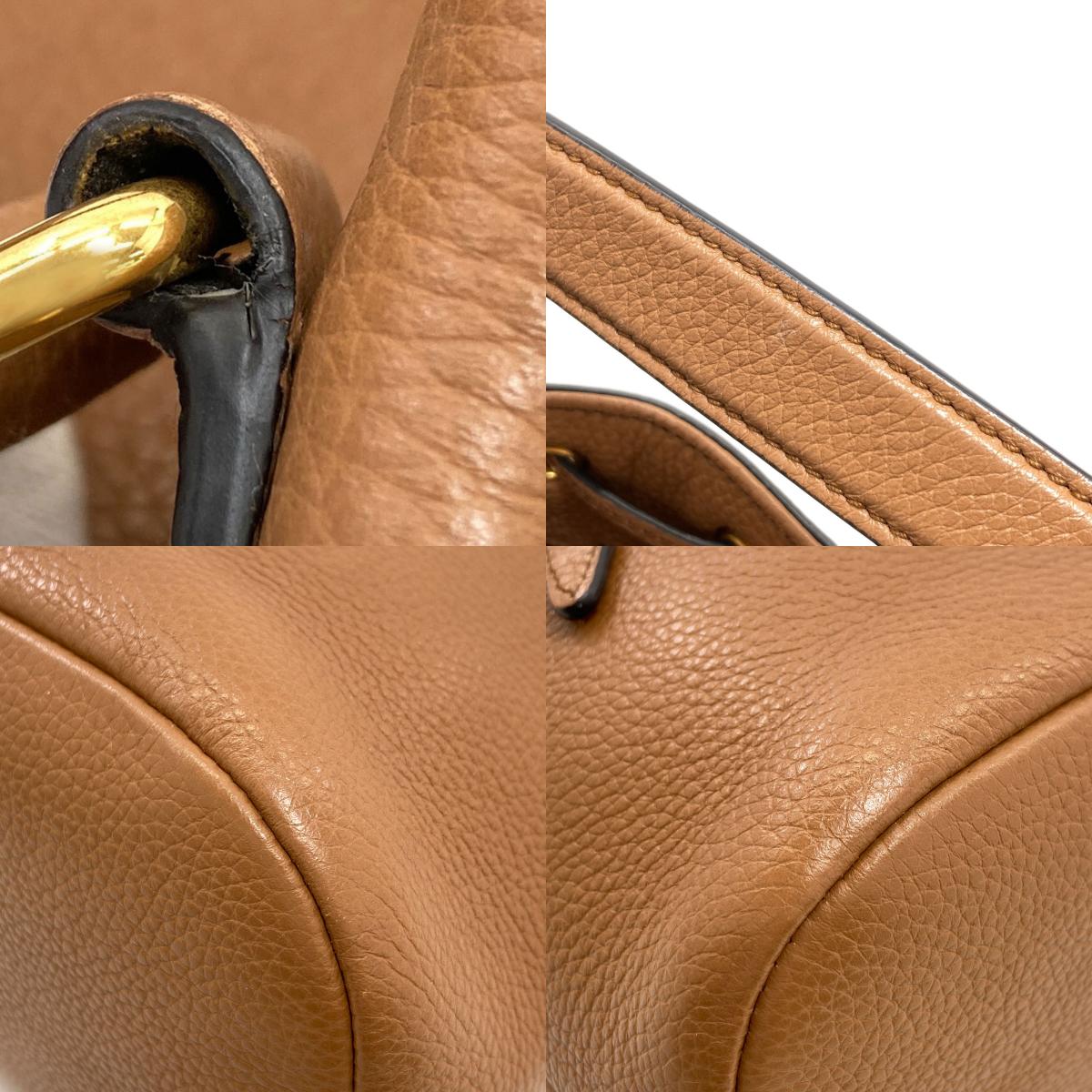 PRADA プラダ 2WAY ハンドバッグ レザー レディース 中古