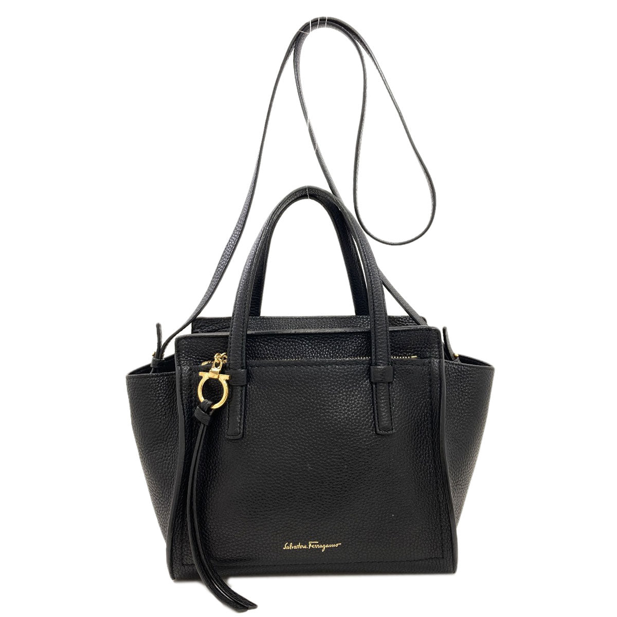 Salvatore Ferragamo サルヴァトーレフェラガモ エイミー 2WAY ハンドバッグ レザー レディース 中古
