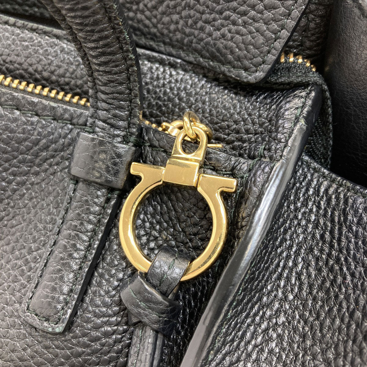 Salvatore Ferragamo サルヴァトーレフェラガモ エイミー 2WAY ハンドバッグ レザー レディース 中古