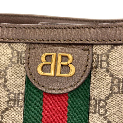GUCCI グッチ 680125 2103X バレンシアガコラボ ハッカー ミディアム トートバッグ PVC レディース 中古