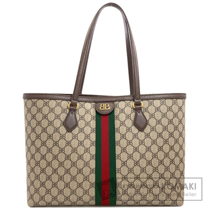 GUCCI グッチ 680125 2103X バレンシアガコラボ ハッカー ミディアム トートバッグ PVC レディース 中古
