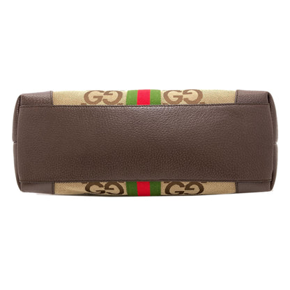 GUCCI グッチ 631685 オフディア ラージ ジャンボGG トートバッグ キャンバス レディース 中古