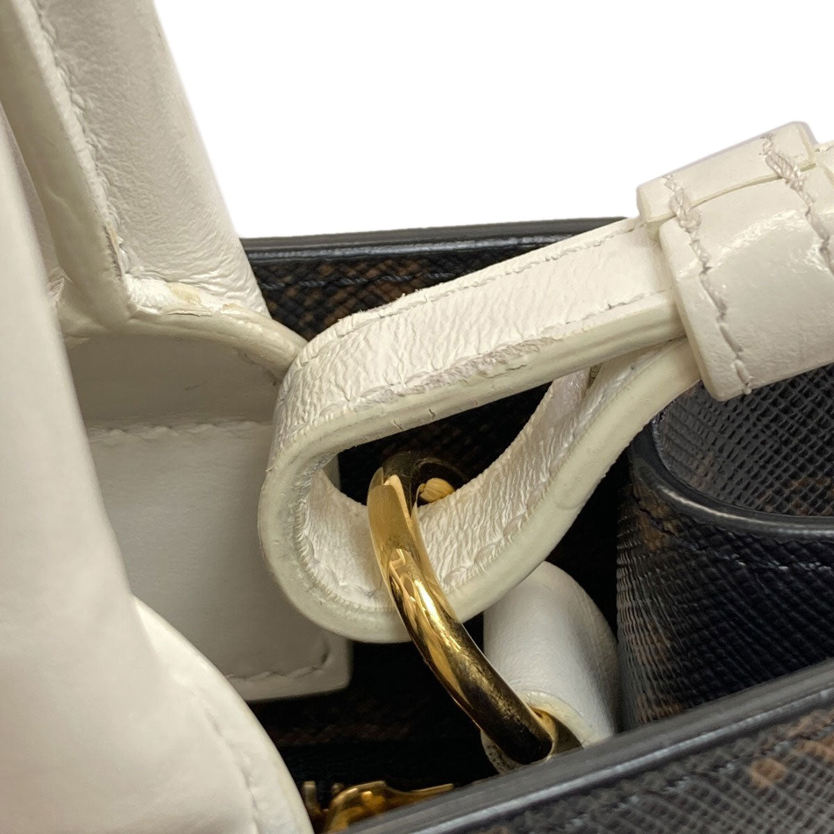 CELINE セリーヌ バーティカルカバ トリオンフ 2WAY ハンドバッグ PVC レディース 中古