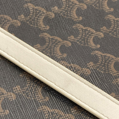 CELINE セリーヌ バーティカルカバ トリオンフ 2WAY ハンドバッグ PVC レディース 中古