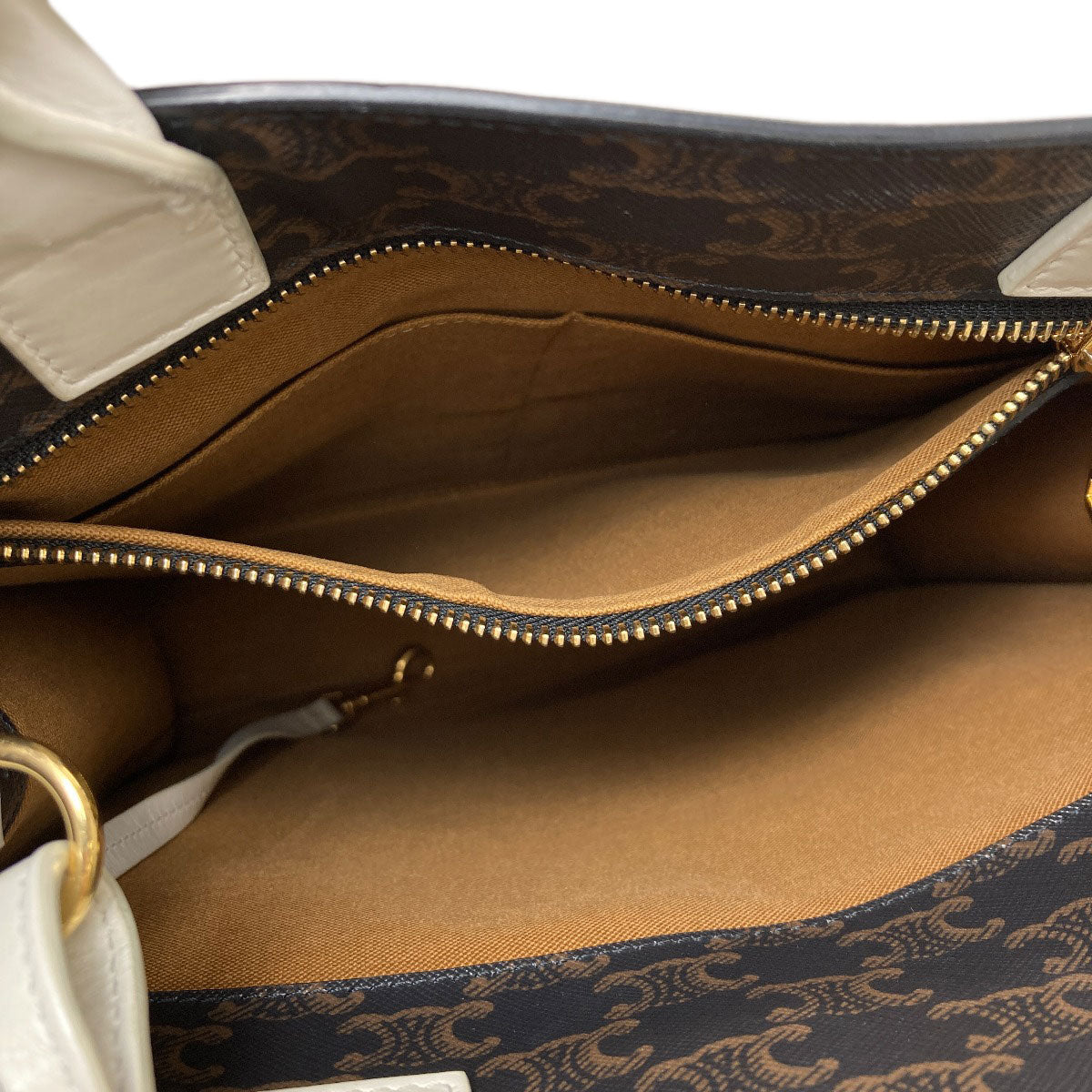 CELINE セリーヌ バーティカルカバ トリオンフ 2WAY ハンドバッグ PVC レディース 中古