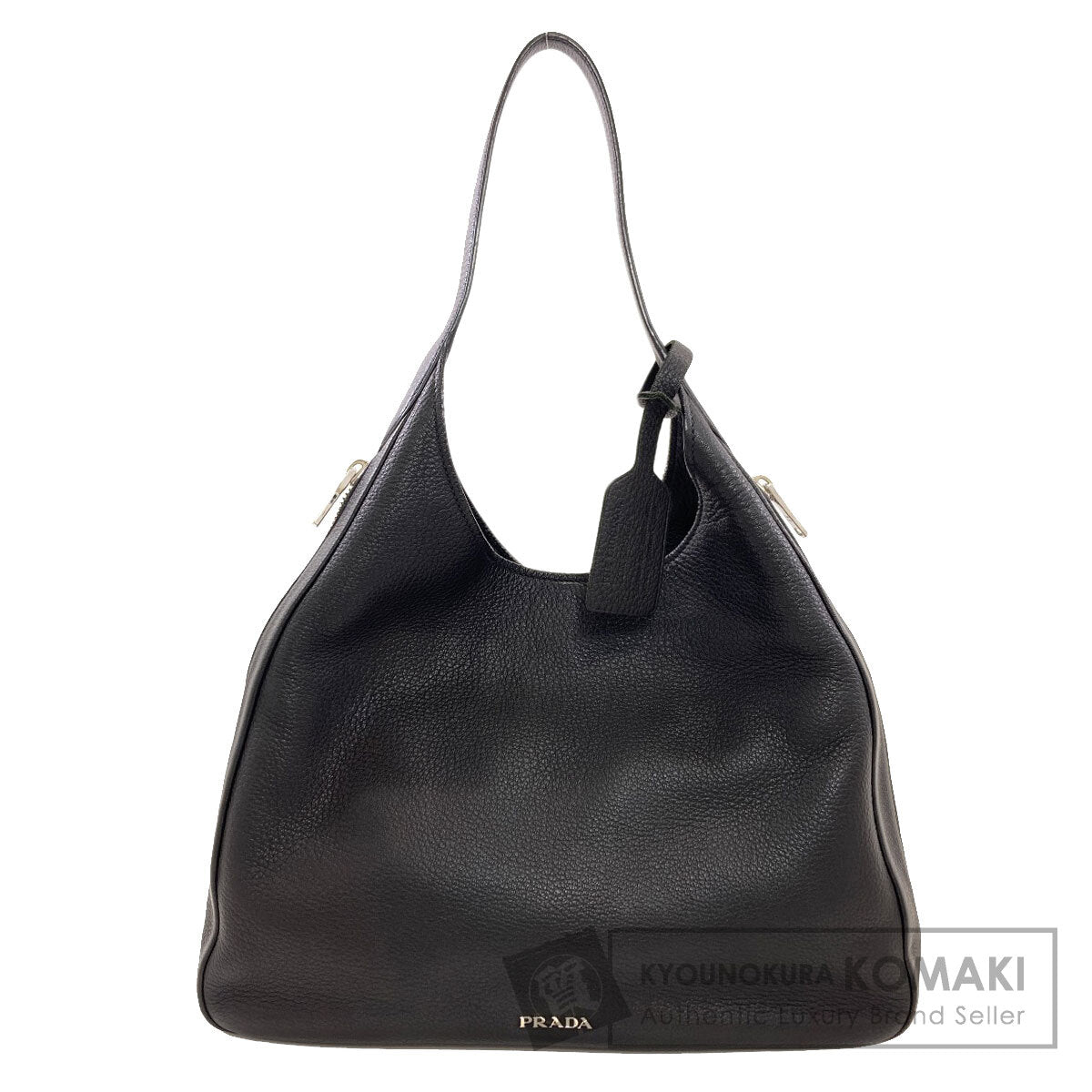 PRADA プラダ ホーボー ワンショルダー ショルダーバッグ カーフ レディース 中古