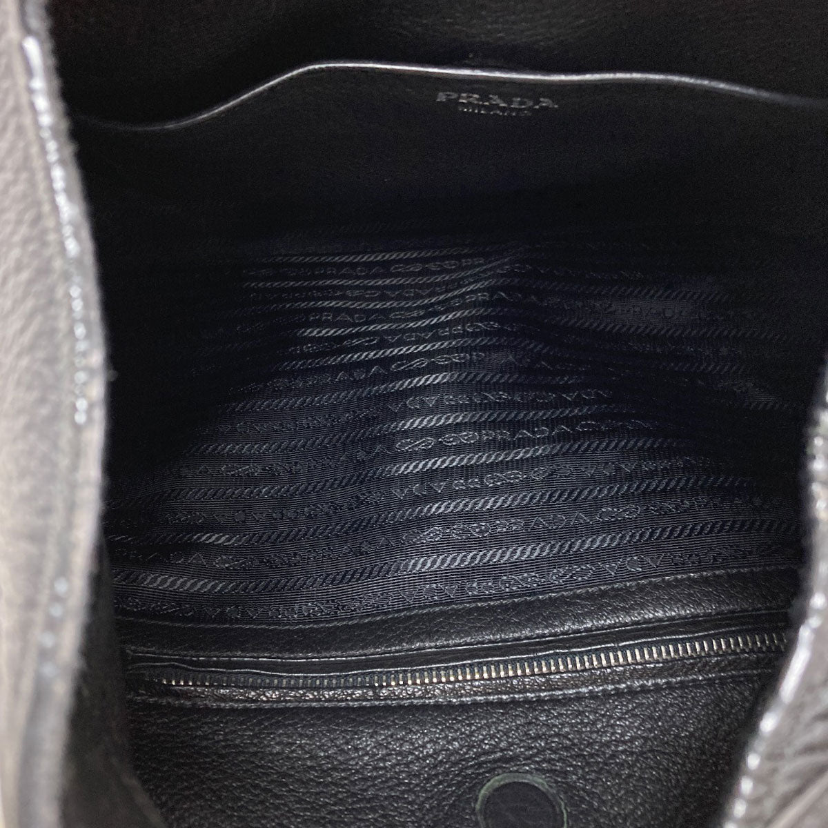 PRADA プラダ ホーボー ワンショルダー ショルダーバッグ カーフ レディース 中古