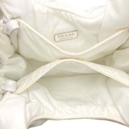 PRADA プラダ ロゴ金具 2WAY ハンドバッグ ナイロン レディース 中古