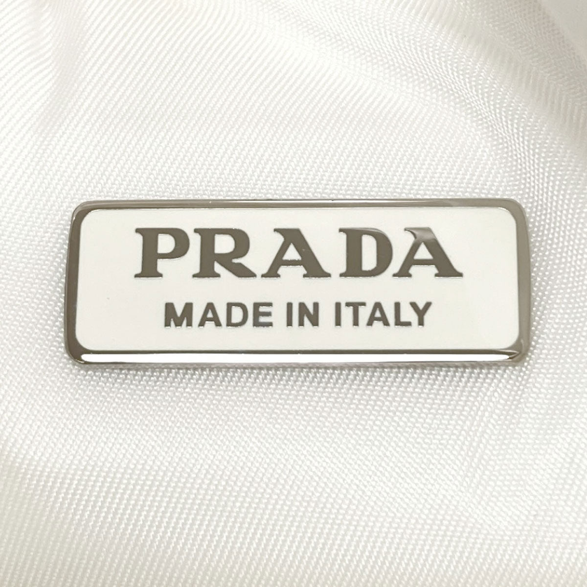 PRADA プラダ ロゴ金具 2WAY ハンドバッグ ナイロン レディース 中古