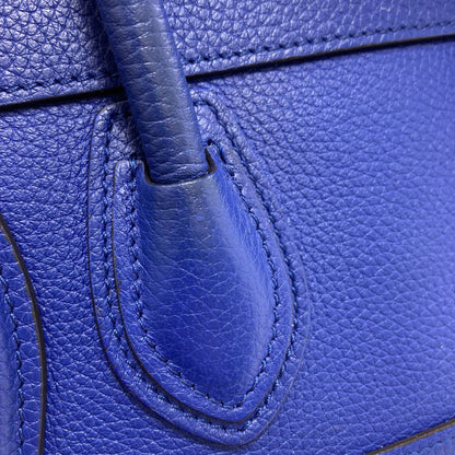 CELINE セリーヌ ラゲージナノ 2WAY ハンドバッグ カーフ レディース 中古