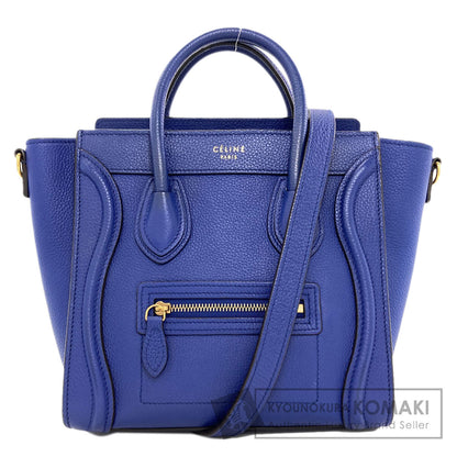 CELINE セリーヌ ラゲージナノ 2WAY ハンドバッグ カーフ レディース 中古