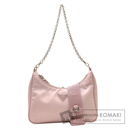 PRADA プラダ ロゴ金具 2WAY ショルダーバッグ ナイロン レディース 中古