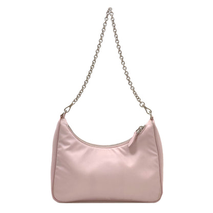 PRADA プラダ ロゴ金具 2WAY ショルダーバッグ ナイロン レディース 中古