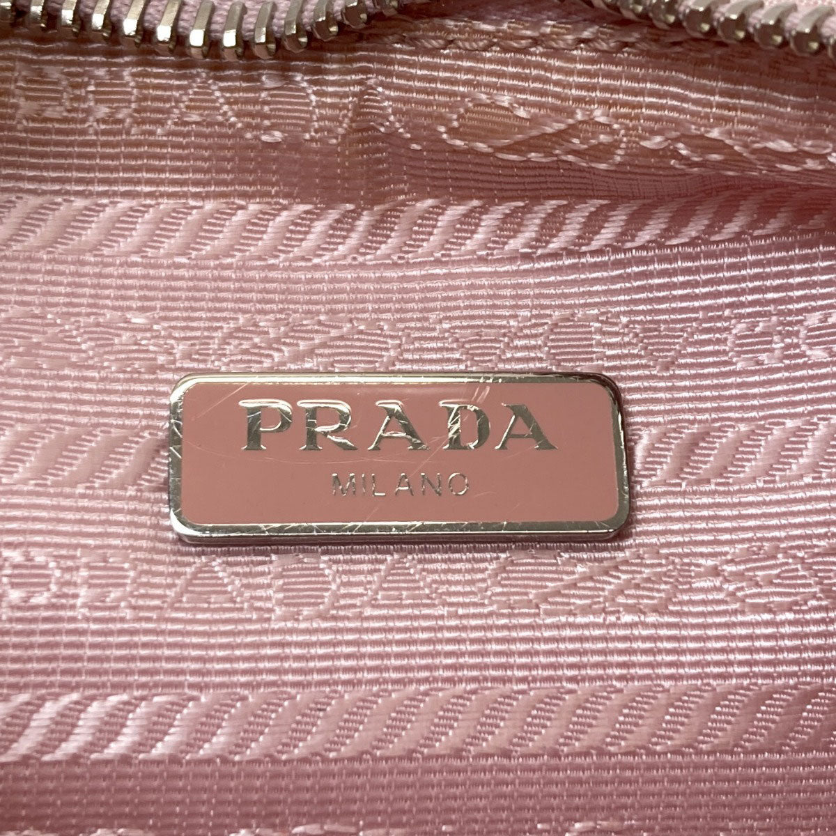 PRADA プラダ ロゴ金具 2WAY ショルダーバッグ ナイロン レディース 中古
