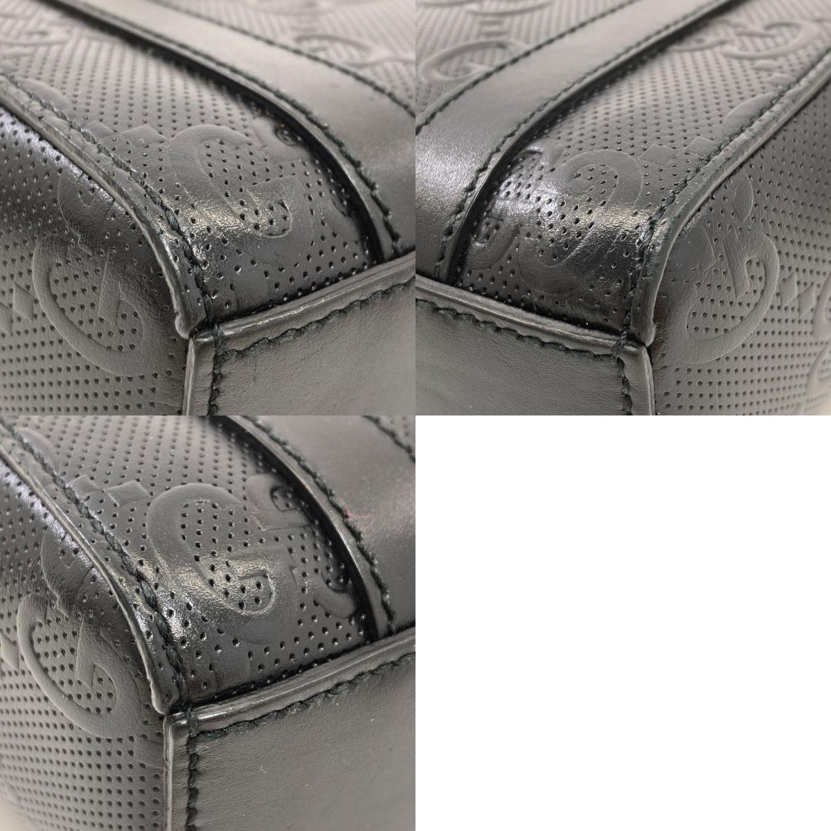GUCCI グッチ 696010 GGエンボス ミニ 2WAY ハンドバッグ カーフ レディース 中古