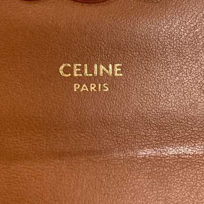CELINE セリーヌ トリオンフ フラップ 三つ折り 二つ折り財布（小銭入れあり） PVC レディース 中古