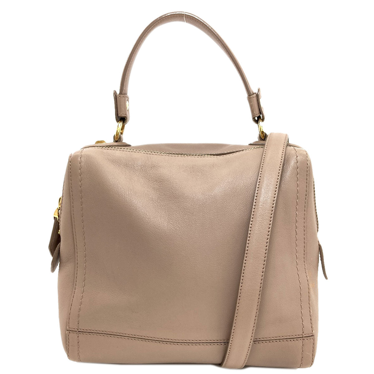Salvatore Ferragamo サルヴァトーレフェラガモ 2WAY ハンドバッグ レザー レディース 中古