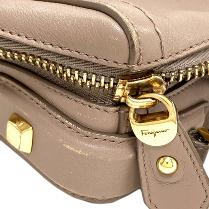 Salvatore Ferragamo サルヴァトーレフェラガモ 2WAY ハンドバッグ レザー レディース 中古
