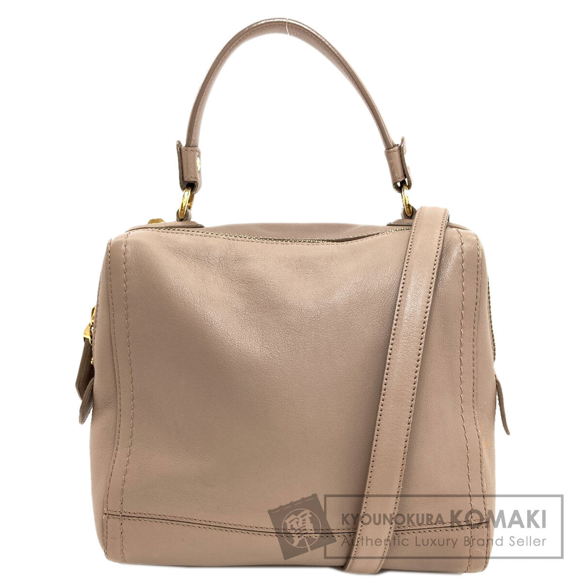 Salvatore Ferragamo サルヴァトーレフェラガモ 2WAY ハンドバッグ レザー レディース 中古