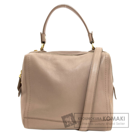 Salvatore Ferragamo サルヴァトーレフェラガモ 2WAY ハンドバッグ レザー レディース 中古