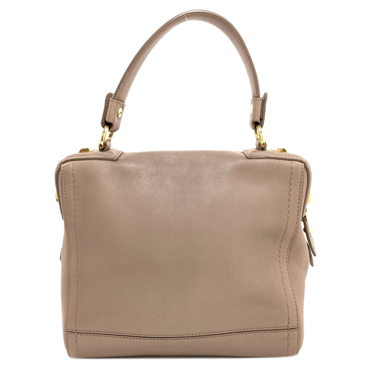 Salvatore Ferragamo サルヴァトーレフェラガモ 2WAY ハンドバッグ レザー レディース 中古