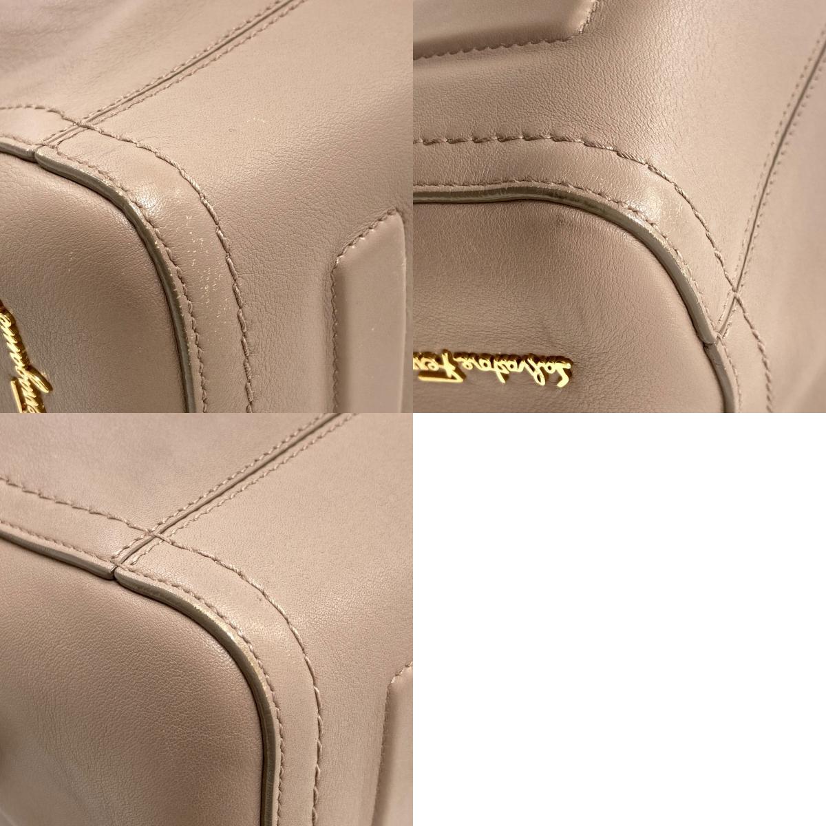 Salvatore Ferragamo サルヴァトーレフェラガモ 2WAY ハンドバッグ レザー レディース 中古