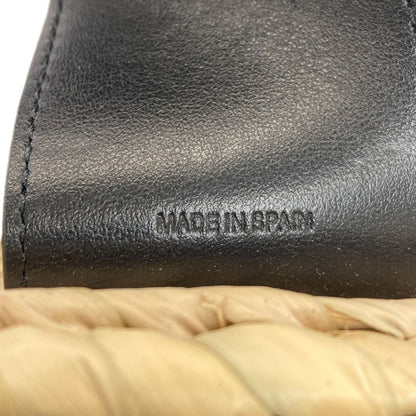 CHLOE クロエ センス スモール バスケット 2WAY ハンドバッグ ラフィア レディース 中古