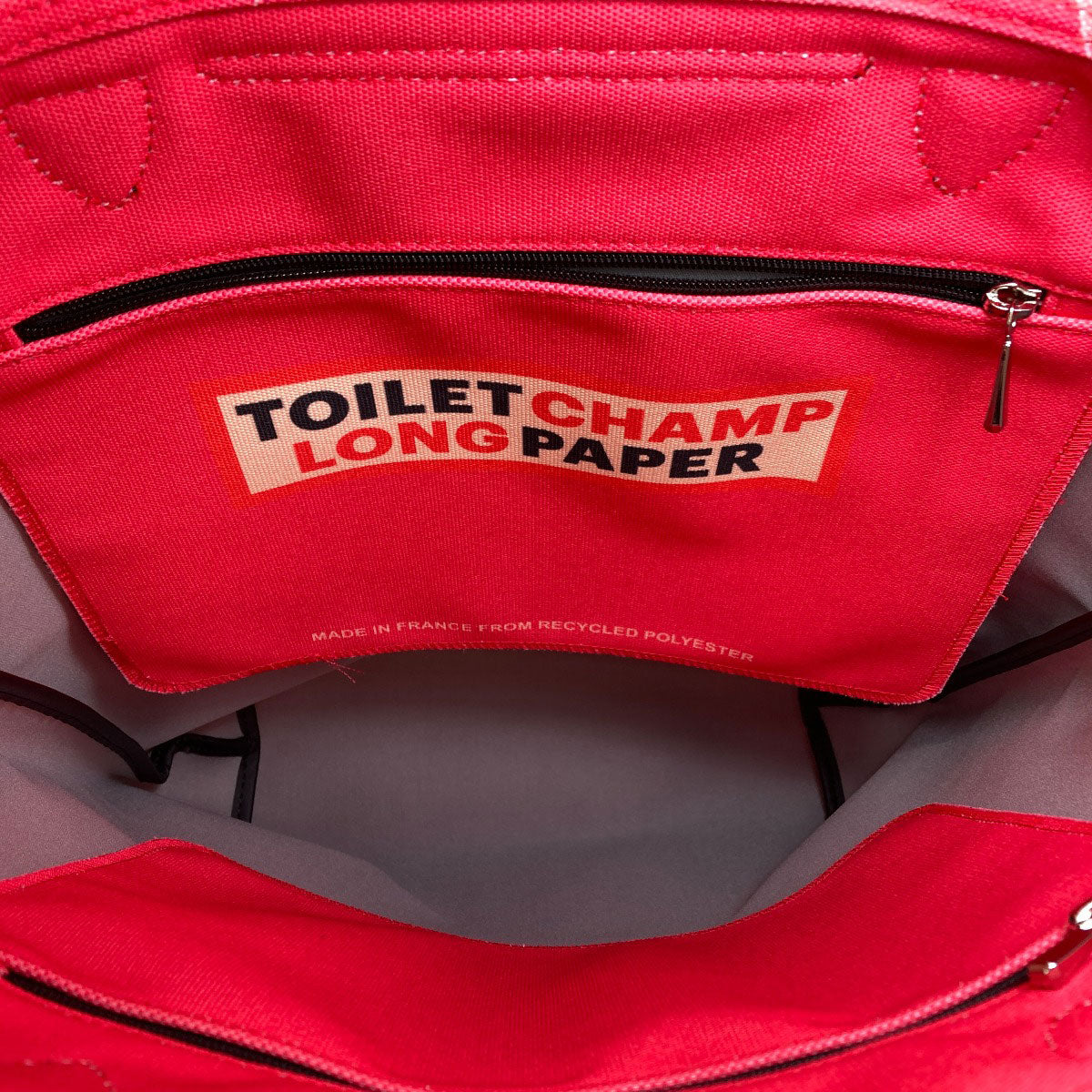 Longchamp ロンシャン ロバートインディアナコラボ ハンドバッグ キャンバス レディース 中古