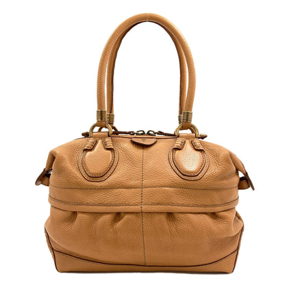 TODS トッズ ミニボストン ハンドバッグ レザー レディース 中古