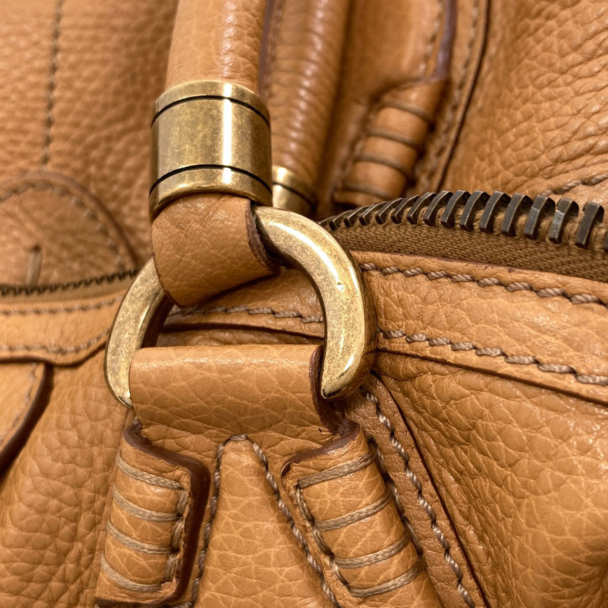 TODS トッズ ミニボストン ハンドバッグ レザー レディース 中古