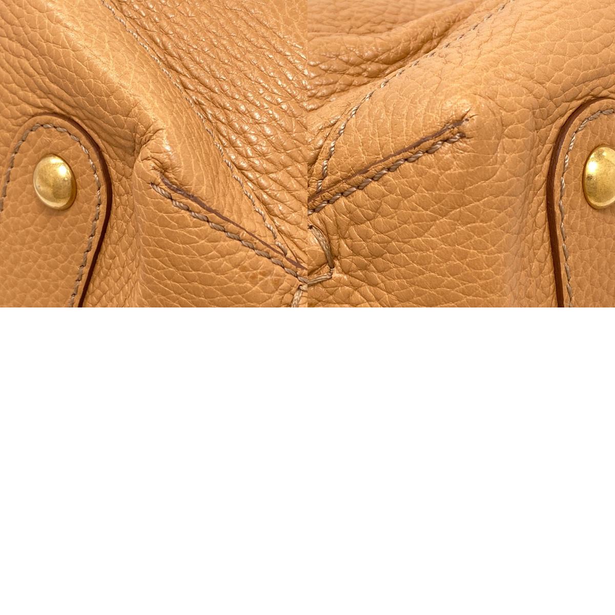 TODS トッズ ミニボストン ハンドバッグ レザー レディース 中古