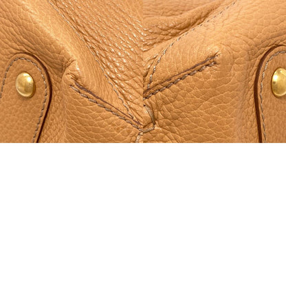 TODS トッズ ミニボストン ハンドバッグ レザー レディース 中古