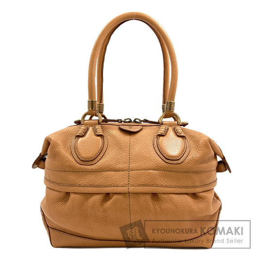 TODS トッズ ミニボストン ハンドバッグ レザー レディース 中古