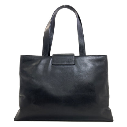 BVLGARI ブルガリ ロゴ ハンドバッグ レザー レディース 中古