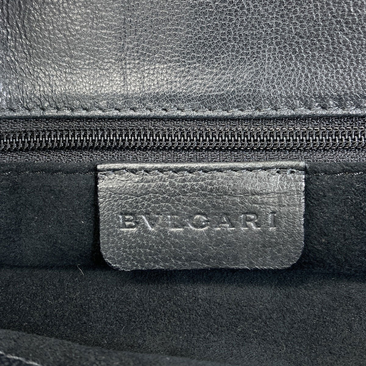 BVLGARI ブルガリ ロゴ ハンドバッグ レザー レディース 中古