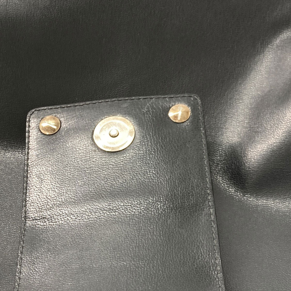 BVLGARI ブルガリ ロゴ ハンドバッグ レザー レディース 中古