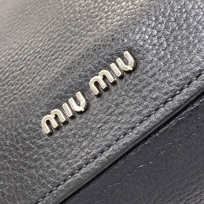 MIUMIU ミュウミュウ ロングショルダー ショルダーバッグ レザー レディース 中古