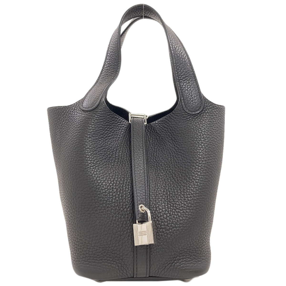 HERMES エルメス ピコタンロックPM シルバー金具 ハンドバッグ トリヨン レディース 中古