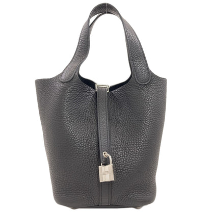 HERMES エルメス ピコタンロックPM シルバー金具 ハンドバッグ トリヨン レディース 中古