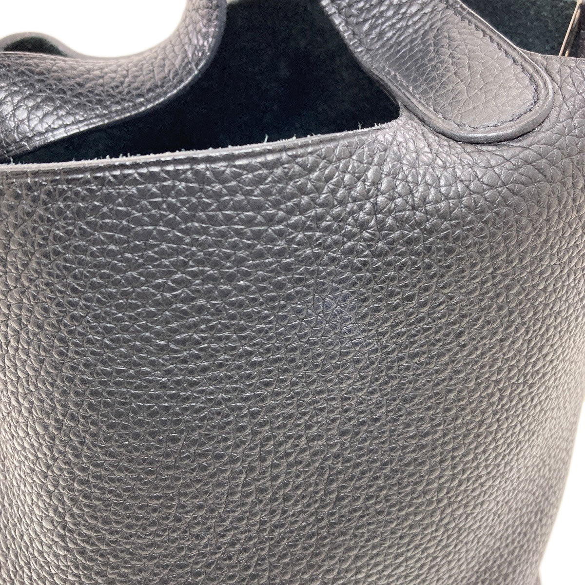 HERMES エルメス ピコタンロックPM シルバー金具 ハンドバッグ トリヨン レディース 中古