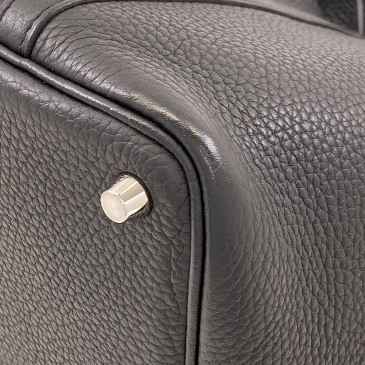 HERMES エルメス ピコタンロックPM シルバー金具 ハンドバッグ トリヨン レディース 中古