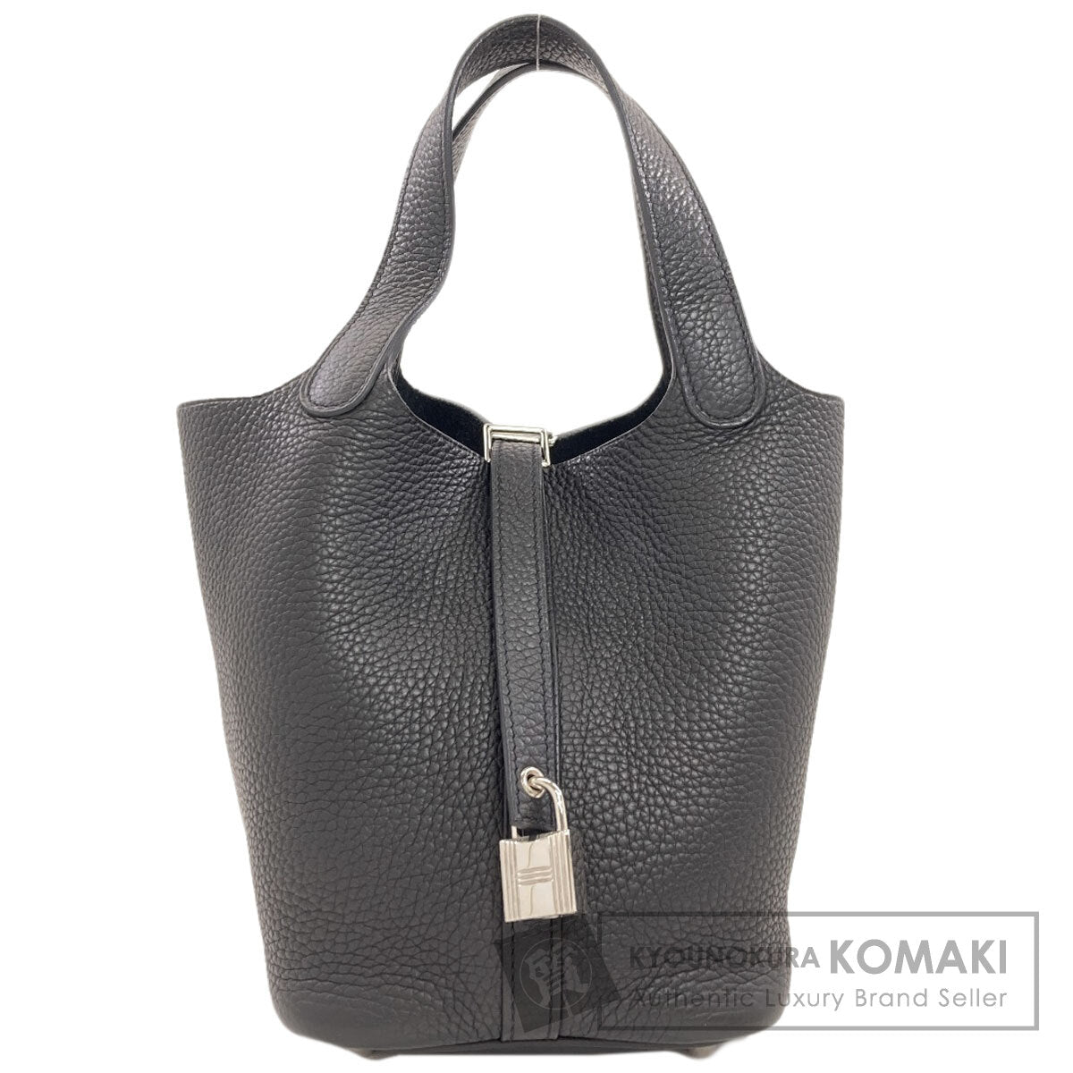 HERMES エルメス ピコタンロックPM シルバー金具 ハンドバッグ トリヨン レディース 中古