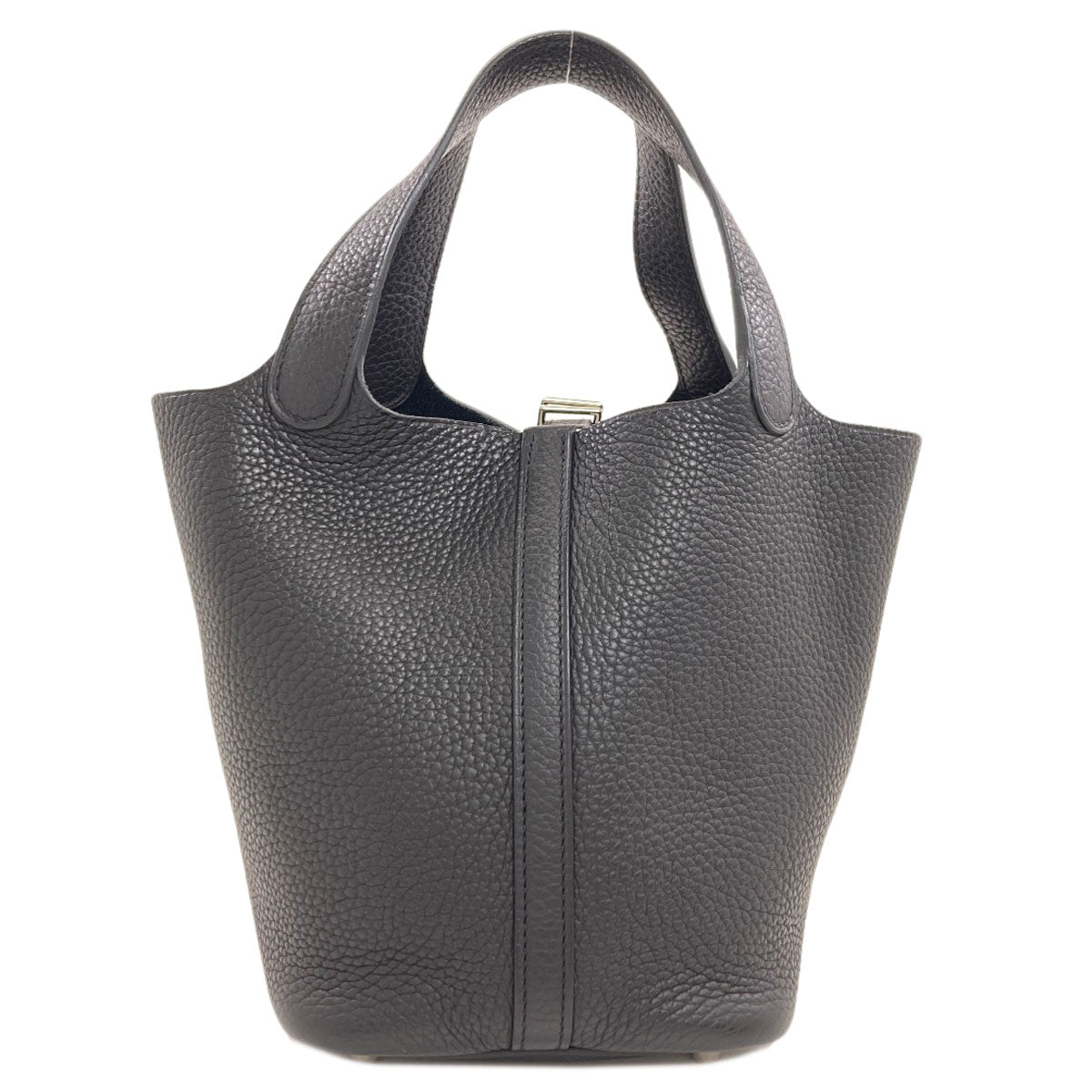 HERMES エルメス ピコタンロックPM シルバー金具 ハンドバッグ トリヨン レディース 中古