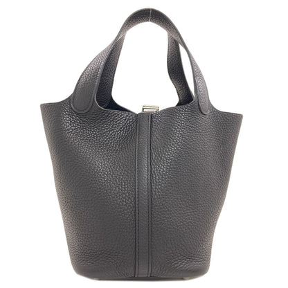 HERMES エルメス ピコタンロックPM シルバー金具 ハンドバッグ トリヨン レディース 中古
