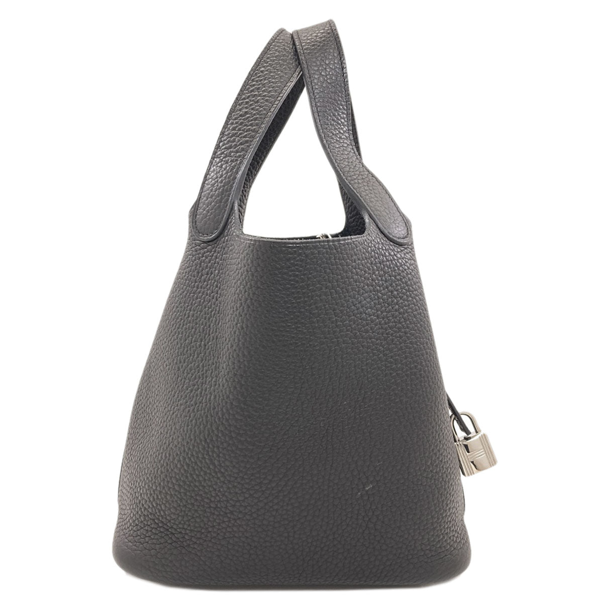 HERMES エルメス ピコタンロックPM シルバー金具 ハンドバッグ トリヨン レディース 中古