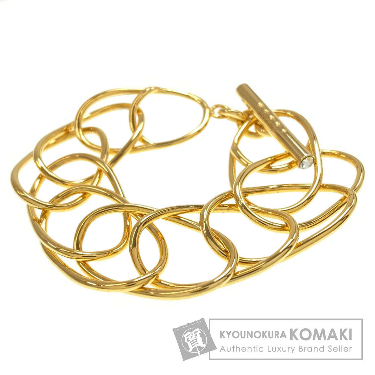 MARNI マルニ ビッグチェーン ブレスレット 金属製 レディース 中古
