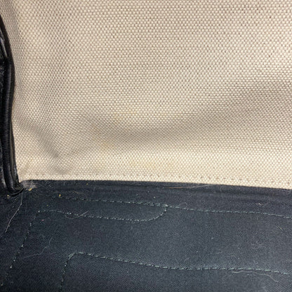 BALENCIAGA バレンシアガ 339933 ネイビーカバス S ハンドバッグ キャンバス レディース 中古