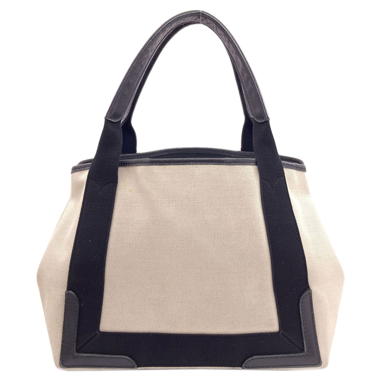 BALENCIAGA バレンシアガ 339933 ネイビーカバス S ハンドバッグ キャンバス レディース 中古