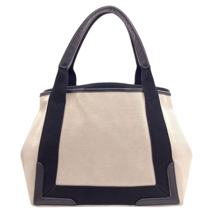 BALENCIAGA バレンシアガ 339933 ネイビーカバス S ハンドバッグ キャンバス レディース 中古